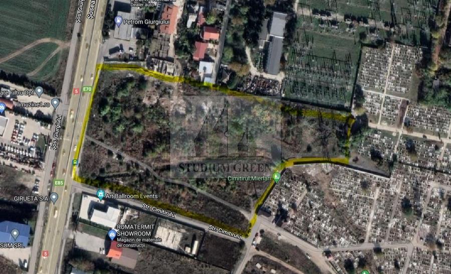 Teren Construcții intravilan de 23200 mp, în Giurgiului