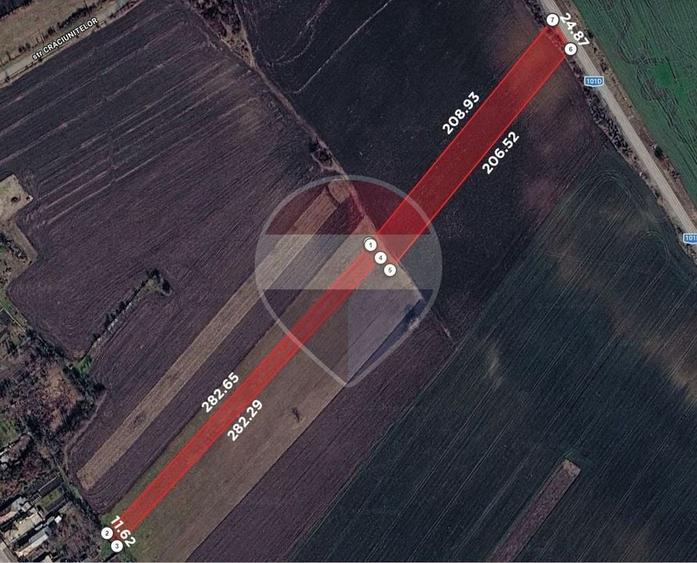 Teren agricol extravilan de 8166 mp, în Ghighiu