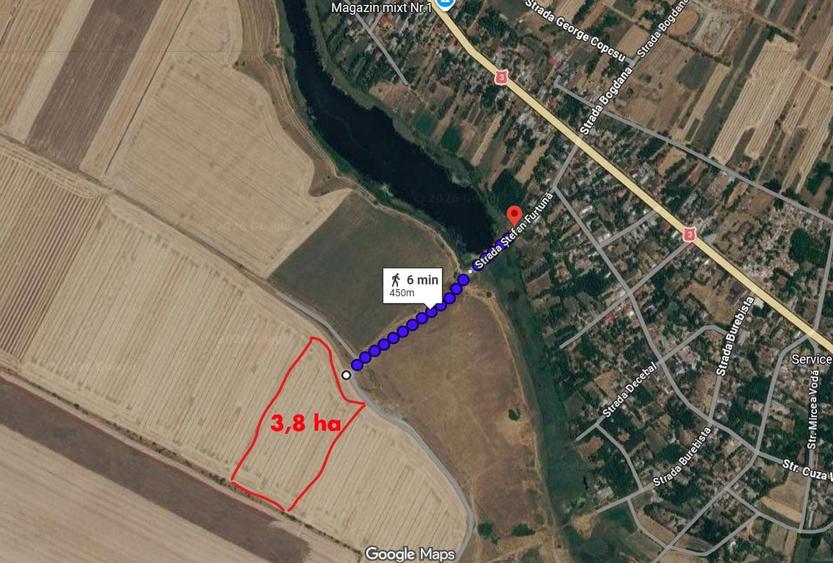Teren agricol extravilan de 120000 mp, în Vlad Țepeș