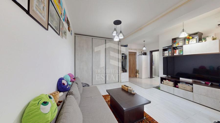 Apartament cu 2 camere semidecomandat, mobilat în Chiajna