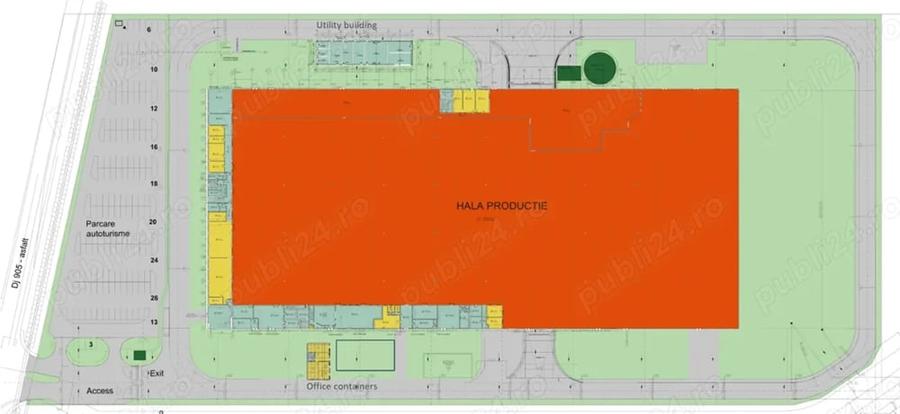 Spațiu comercial, de 22,482 mp, în Nord