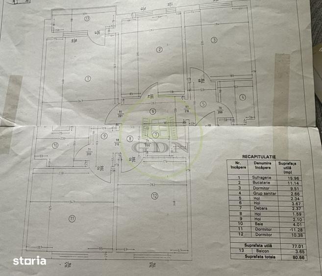 Apartament cu 4 camere decomandat, mobilat în Craiovița Nouă