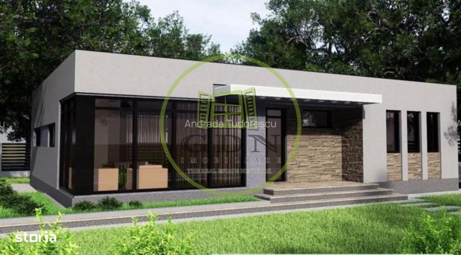 Casa plan parter, 406 mp teren, 105 mp utili, Magnolia