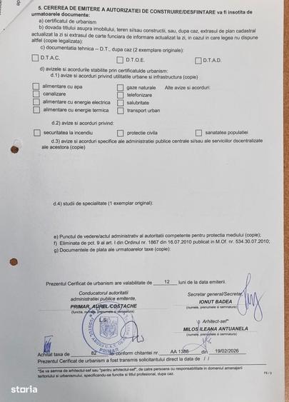 Teren de 7002 mp, în Central