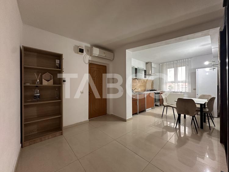 Apartament cu 3 camere decomandat, mobilat în Mihai Viteazul