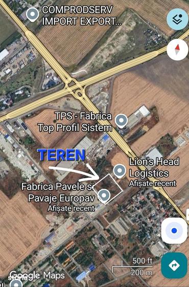 Teren de 2500 mp, în Central