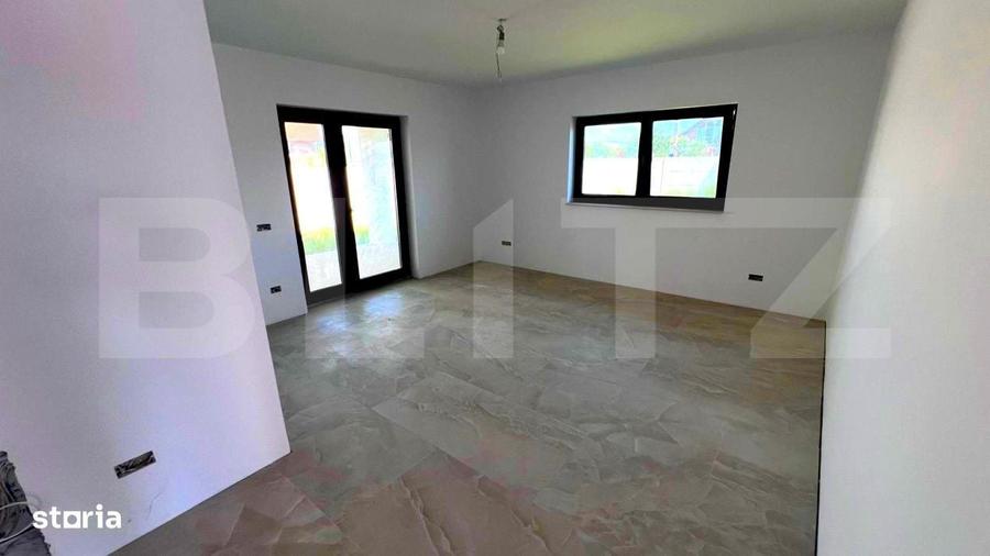 Casa cu 3 camere, 90 mp, pe un nivel, 454 mp teren, cartier Orizont - 10