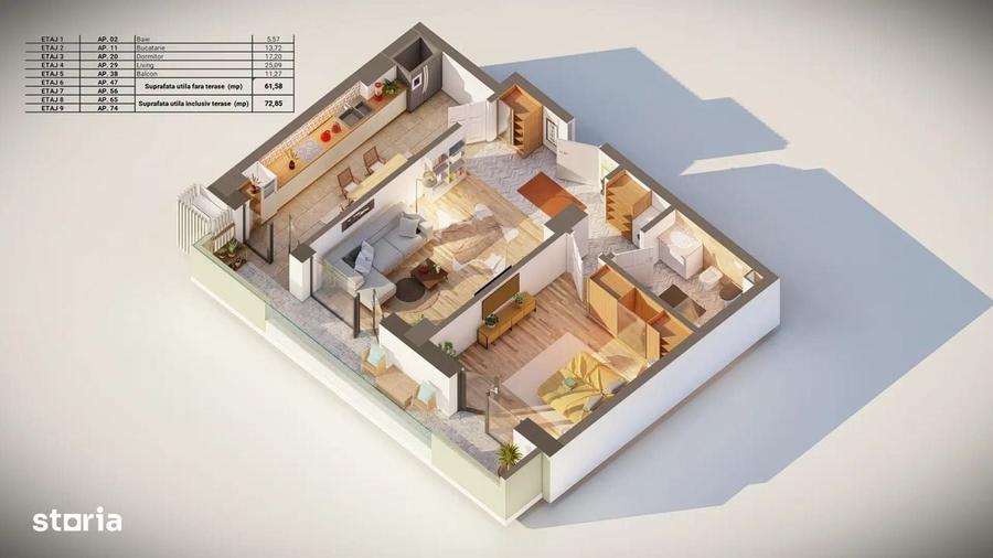 Apartament 2 camere - Shopping City - 3