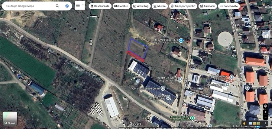 Teren Construcții intravilan de 1345 mp, în Valea Lupului