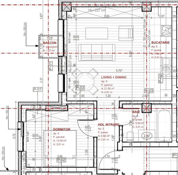 Apartament cu 2 camere semidecomandat în Iris