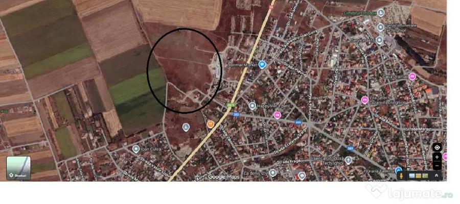 Teren de 1350 mp, în Sud