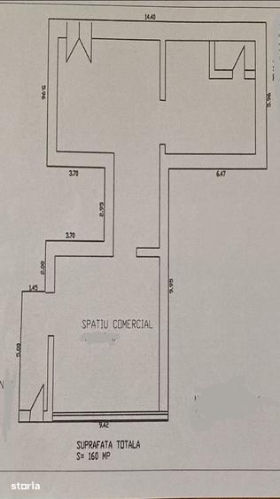 Spațiu comercial, de 73 mp, în Central