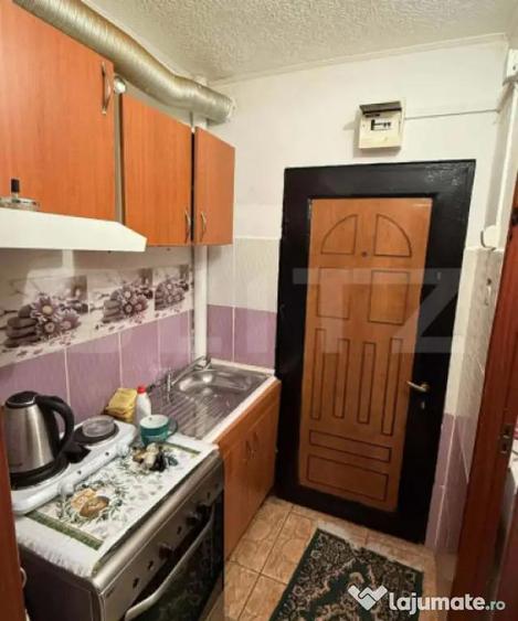 Garsonieră nedecomandată, mobilată în Bularga
