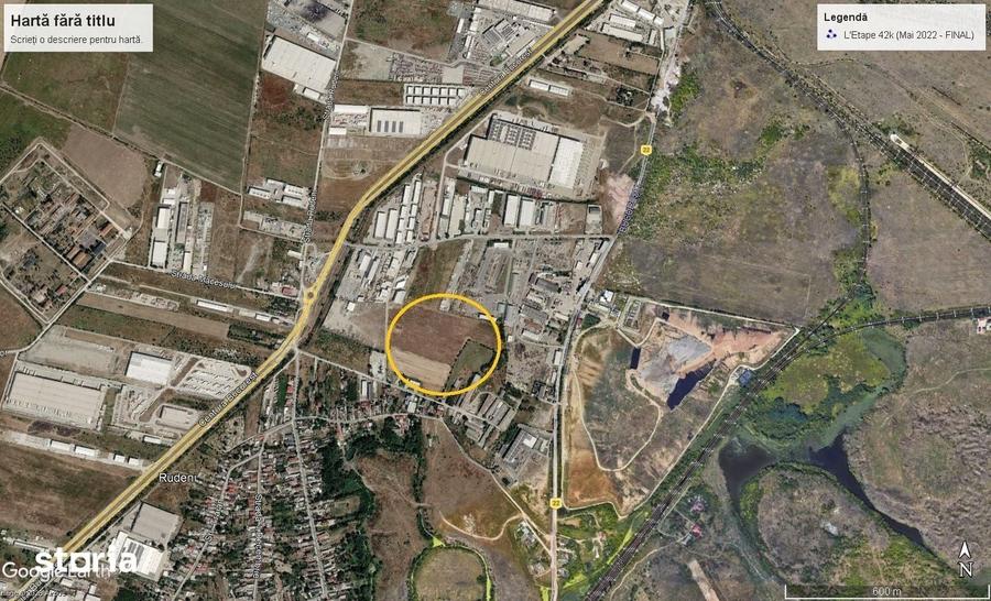Teren de 35000 mp, în Nord
