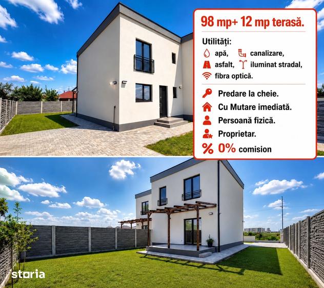 Casă cu 4 camere cu Teren 267 Mp în Moșnița Nouă
