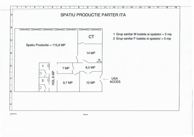 Spațiu comercial, de 269 mp, în Costin Georgian
