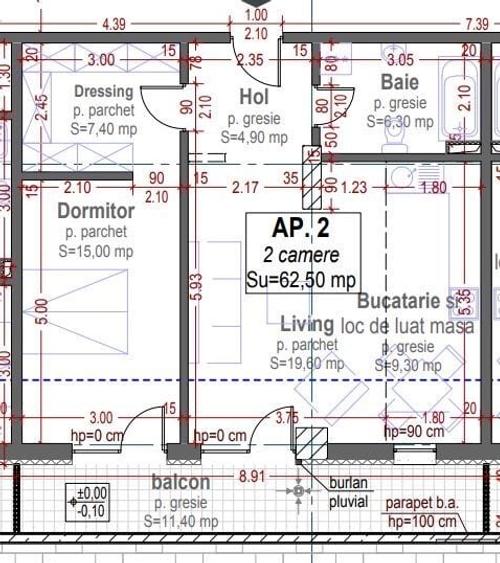 Apartament 2 camere Parter, CBC Marasti - 6