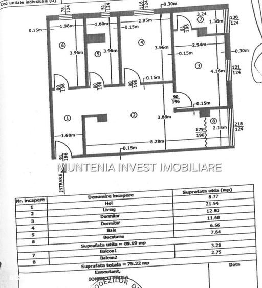 Ap. 3 camere et. 1, bloc 2008,mobilat si utilat, Zona Lidl Nord - 15