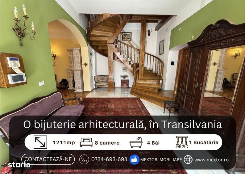 Casă cu 4 camere cu Teren 1211 Mp în Central