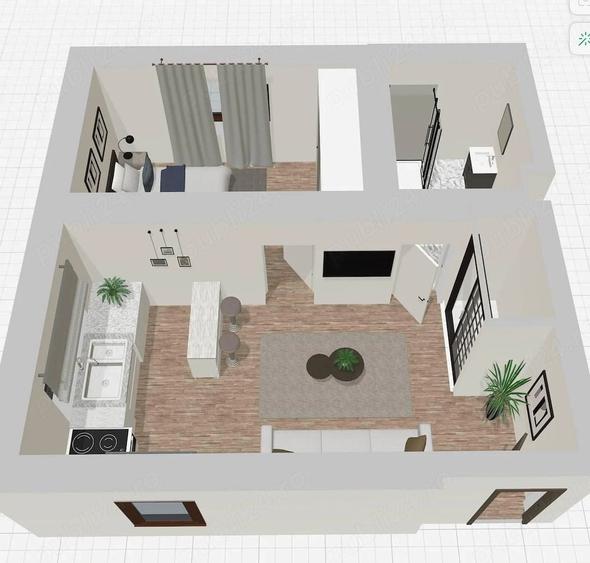 Apartament cu 2 camere decomandat în Central