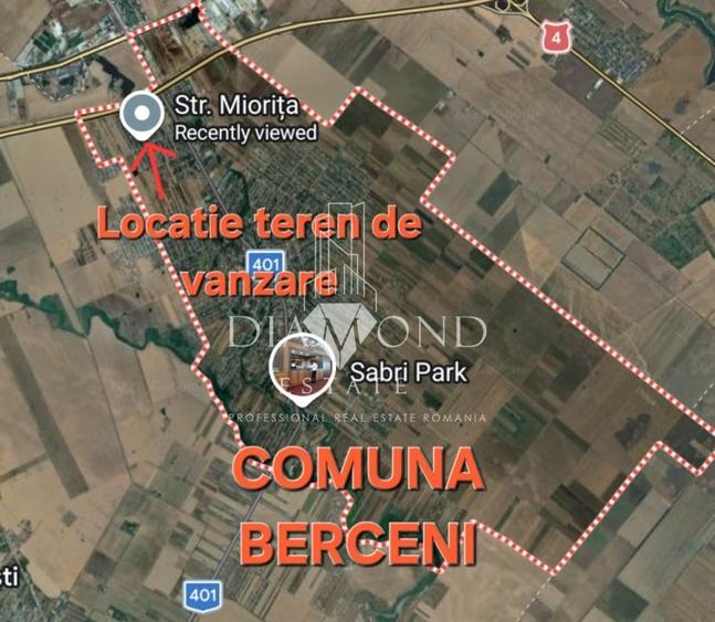 Teren Construcții intravilan de 500 mp, în Berceni