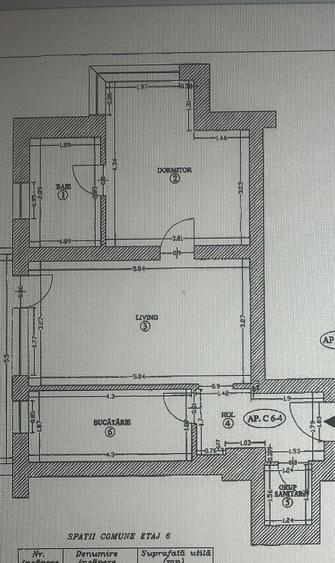 Apartament cu 2 camere, mobilat în Iancu Nicolae