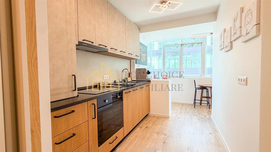 Apartament cu 2 camere decomandat, mobilat în Barbu Văcărescu