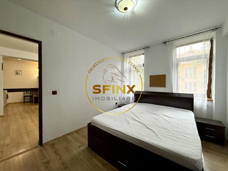 Apartament cu 2 camere semidecomandat, mobilat în Unirii