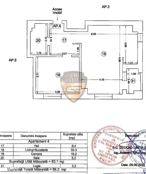 Aviatorii Residence LUX Campus Cambridge School City Park etaj 1 66.3m - 12
