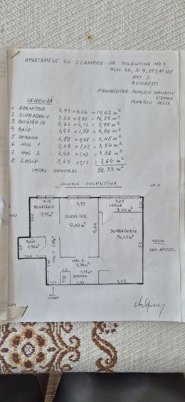 Apartament cu 2 camere semidecomandat în Obor