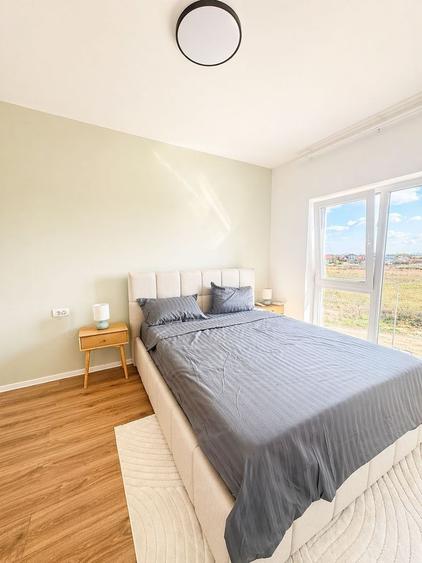 Apartament cu 2 camere semidecomandat, mobilat în Moșnița Nouă