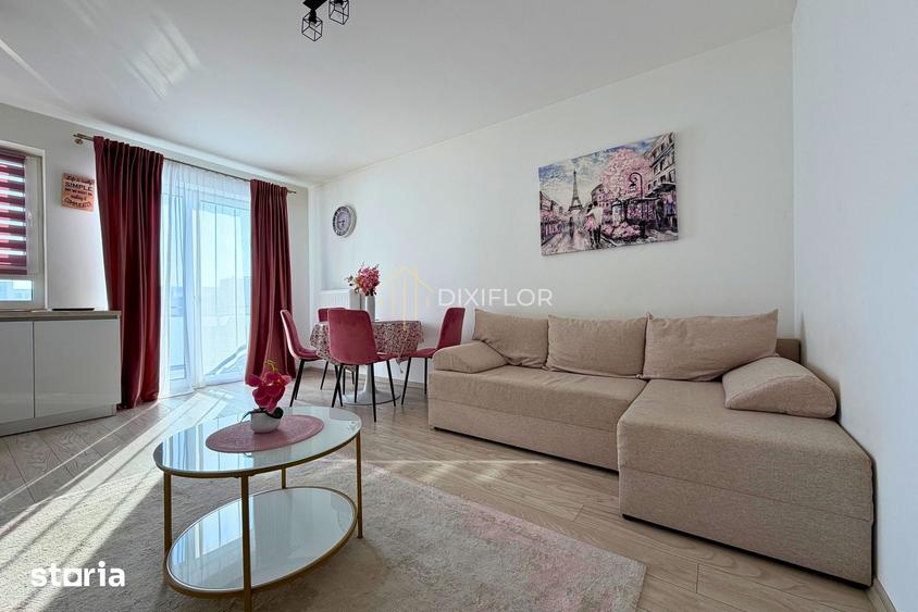 Apartament cu 2 camere, mobilat în Libertății