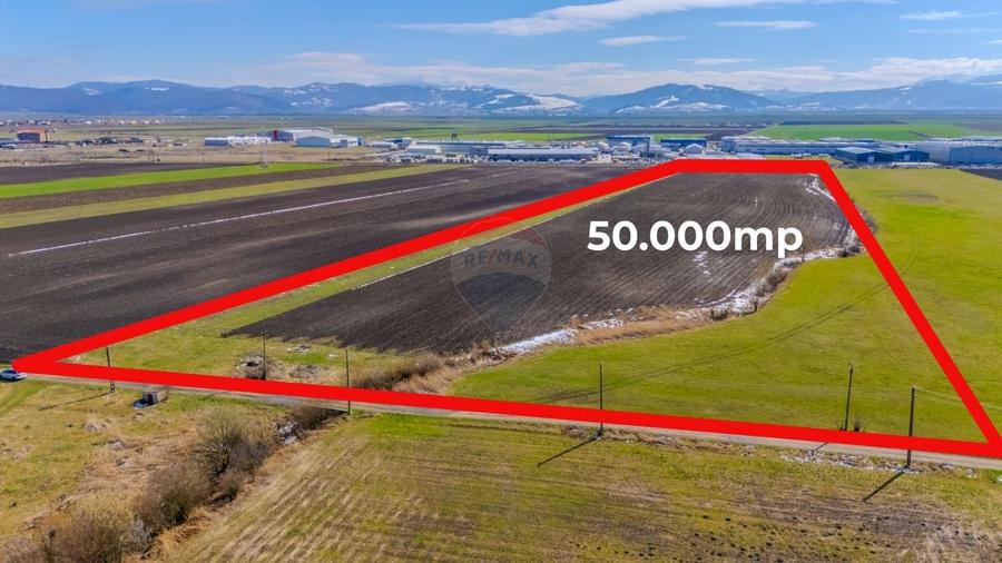 Teren Construcții extravilan de 50000 mp, în Prejmer
