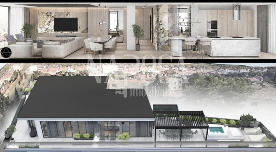 Penthouse cu 3 camere decomandat în Central