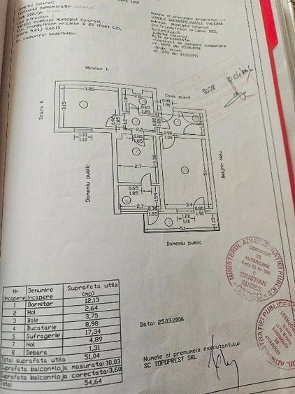Apartament cu 2 camere decomandat, mobilat în Orizont