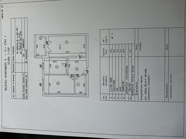 Apartament cu 2 camere decomandat în Fundeni