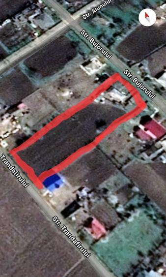 Casă cu 2 camere cu Teren 3240 Mp în Mânăstireni