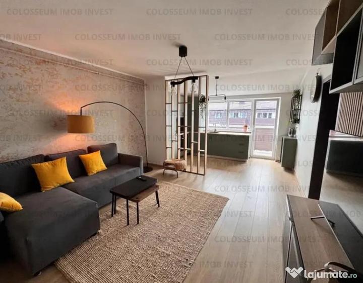 Apartament cu 2 camere semidecomandat în Central