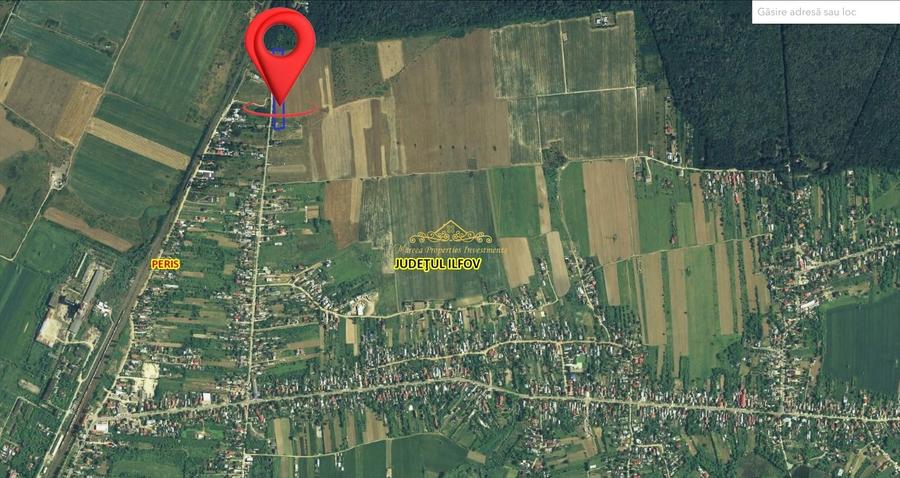 Teren Construcții intravilan de 10000 mp, în Periș