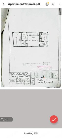 Apartament cu 2 camere semidecomandat în Tătărași
