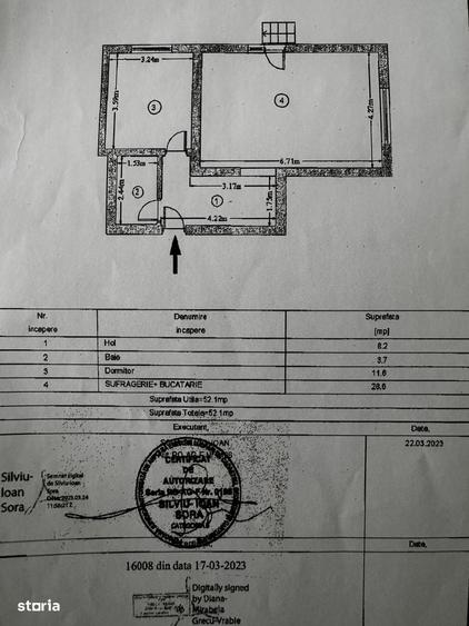 Apartament cu 2 camere decomandat în Trivale