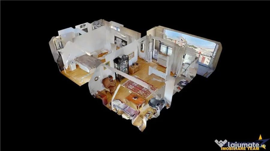 Apartament cu 2 camere decomandat în Central