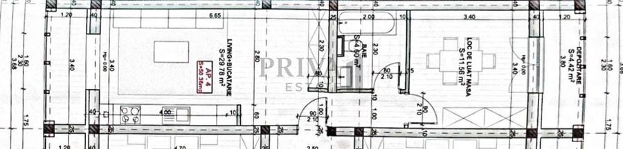 Apartament cu 2 camere decomandat în Giroc