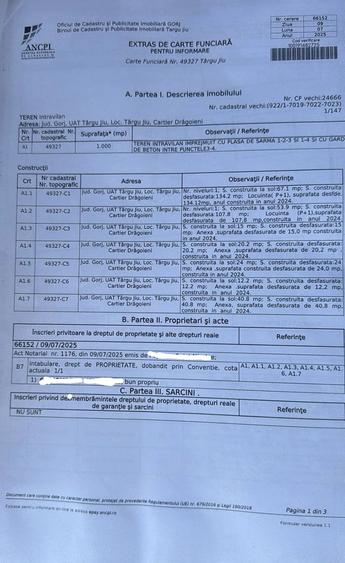 Casă cu 3 camere cu Teren 1000 Mp în Central