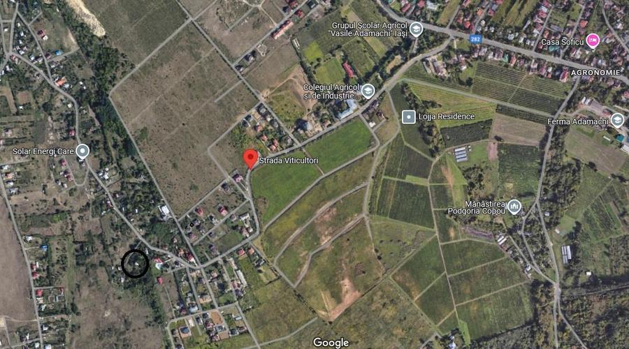 Teren intravilan de 4000 mp, în Copou