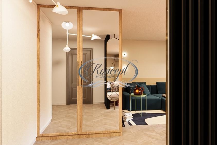 Apartament cu 3 camere semidecomandat în Iris