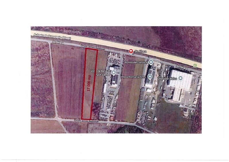 Teren intravilan 17.000 mp A1 km 25 Bolintin-Deal 6 km A0 langa VOLVO - 2