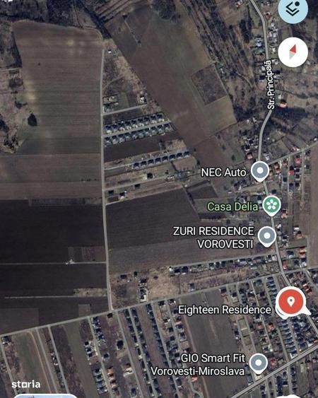 Teren de 450 mp, în Miroslava