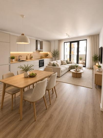 Apartament cu 3 camere decomandat în Central