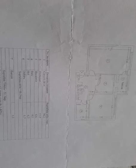Apartament cu 2 camere decomandat în Radu Negru